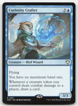 Curiosity Crafter 191 SOC Commander: Secrets of Strixhaven Magic MTG NM - Image 1
