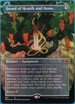 Sword of Hearth and Home (Borderless) FOIL Modern Horizons 2 NM (515034) - Image 1