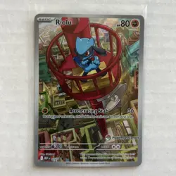 Pokemon TCG Riolu Illustration Rare Pokemon center promo - Image 1