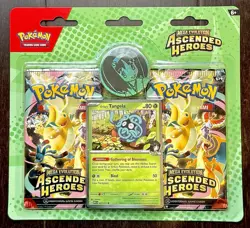 Pokemon TCG Ascended Heroes Erika's Tangela 2-Pack Blister - Image 1