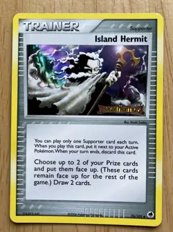 Pokemon TCG ISLAND HERMIT 76/101 Reverse HoloFoil EX Dragon Frontiers 2006 NM/M - Image 1