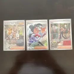 🔥Pokemon FULL ART TRAINER LOT 30+ CRISPIN SADA NEMONA RIKA HOLO NM+🔥 - Image 2