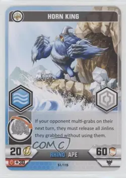 2017 Battle Claw - Trading Card Game Horn King #51 - Image 1