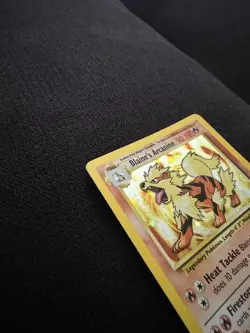 Pokemon TCG Blaine's Arcanine Gym Challenge 1/132 Holo Unlimited Holo Rare LP - Image 3