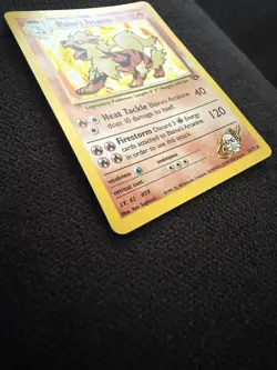 Pokemon TCG Blaine's Arcanine Gym Challenge 1/132 Holo Unlimited Holo Rare LP - Image 5