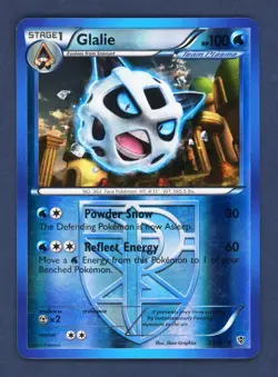 Glalie 22/101 Uncommon Plasma Blast Pokemon Reverse Holo Lightly Played - Image 1