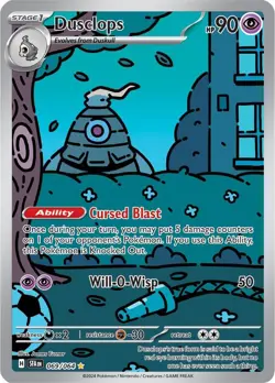 Dusclops Holo Pokemon SV: Shrouded Fable 069/064 NM - Image 1