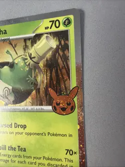 Pokemon TCG * SV Twilight Masquerade * 22/167 Sinistcha Cosmos Holo Stamp * NM - Image 3