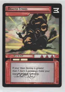 2004 Megaman - Power Up! Expansion Set Trading Card Game Disaster Strikes #1R86 - Image 1