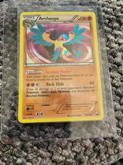Pokemon TCG Archeops Dark Explorers 110/108 Shiny Secret Rare Textured - Image 1