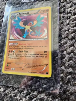 Pokemon TCG Archeops Dark Explorers 110/108 Shiny Secret Rare Textured - Image 3