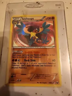 Pokemon TCG Archeops Dark Explorers 110/108 Shiny Secret Rare Textured - Image 4