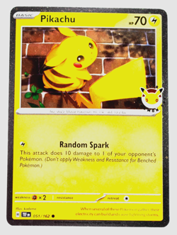 Pikachu Pokemon Temporal Forces 051/162 Holo Promo NM - Image 1