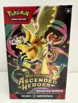 🔥Pokemon TCG Ascended Heroes Booster Bundle (6 packs) - Brand New - SEALED🔥 - Image 1