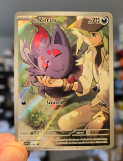 Pokemon TCG N's Zorua SVP 189 Scarlet & Violet Black Star Promo NM/M - Image 1
