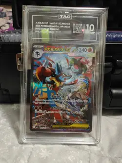 Pokemon TCG Mega Brave Mega Lucario EX SAR 088/063 Japanese; CGC Gem Mint 10 - Image 1