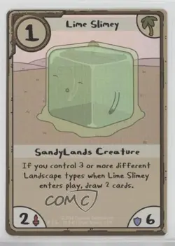 2014 Adventure Time: Card Wars Expansion Sets Lime Slimey - Image 1
