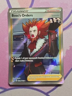 Boss's Orders TG24/TG30 Swsh11: Lost Origin Trainer Gallery Holo Pokemon NM - Image 1