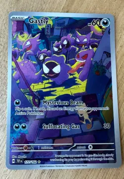 Pokemon TCG Gastly Scarlet & Violet-Temporal Forces 177/162 Holo Illustration... - Image 1