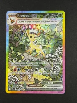 POKEMON PRE EN-PRISMATIC EVOLUTIONS #144 LEAFEON EX - Image 1