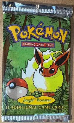 Pokemon 1999 Jungle Booster Pack Flareon Vintage WOTC Sealed - Image 1