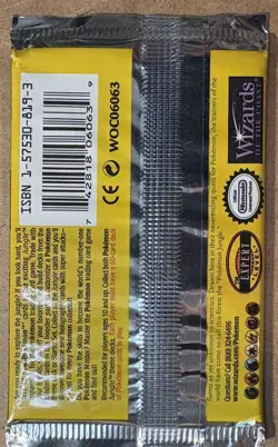 Pokemon 1999 Jungle Booster Pack Flareon Vintage WOTC Sealed - Image 2