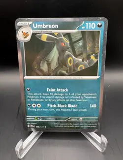 Pokemon Umbreon 059/131 Sv: Prismatic Evolutions Cosmos Holo Promo - Image 1