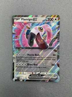 Pokemon Flamingo ex 160/191 Holo Ultra Rare Full Art Surging Sparks MINT - Image 1