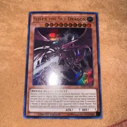 🔥 MISPRINT NAME Slifer the Sky Dragon JMPS-EN005 Shonen Jump ULTRA RARE LP - Image 1