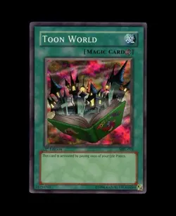 Yu-Gi-Oh! TOON WORLD HOLO 1st Edition MAGIC CARD MRL-076 LP! - Image 1