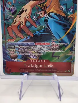 Trafalgar Law One Piece Alt Art OP14-009 (SR) Mint Condition English - Image 2