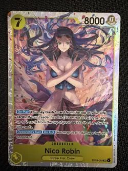Nico Robin (055) EB03-055 Extra Booster: One Piece Heroines Edition TCG SR Foil - Image 1