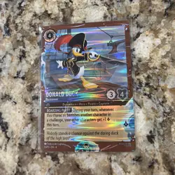 Disney Lorcana TCG Azurite Sea Donald Duck Buccaneer 15 / P3 Cruise Holo Promo - Image 1