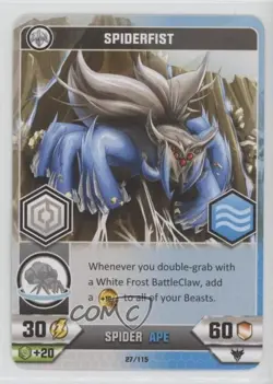 2017 Battle Claw - Trading Card Game Spiderfist #27 - Image 1