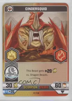 2017 Battle Claw - Trading Card Game Cindersquid #17 - Image 1