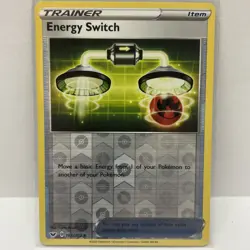 Pokemon Card Energy Switch Sword & Shield Reverse Holo 162/202 Near Mint - Image 1
