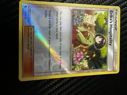 Erika's Hospitality 56/68 Reverse Holo Rare NM Hidden Fates Eng Pokemon TCG Card - Image 2