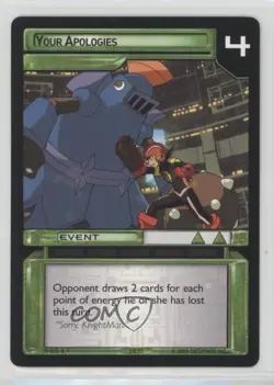2004 Megaman - Grave - Expansion Set Trading Card Game Your Apologies #3R71 - Image 1