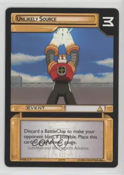 2004 Megaman - Grave - Expansion Set Trading Card Game Unlikely Source #3R70 - Image 1