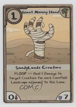 2014 Adventure Time: Card Wars Expansion Sets Giant Mummy Hand #GMHA - Image 1