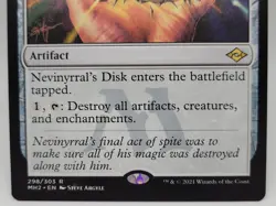 Nevinyrral’s Disk NM MH2 Modern Horizons 2 Rare MTG Board Wipe Artifact - Image 3