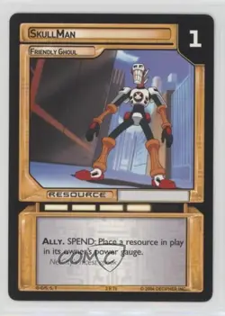 2004 Megaman - Grave - Expansion Set Trading Card Game SkullMan #3R76 - Image 1