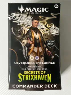 MTG Secrets of Strixhaven Silverquill Influence Commander Precon Deck SOS Sealed - Image 1
