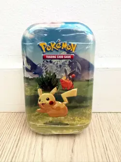 Pokemon TCG Ascended Heroes Mini Tin Pikachu and Tepig New Sealed In Hand - Image 1