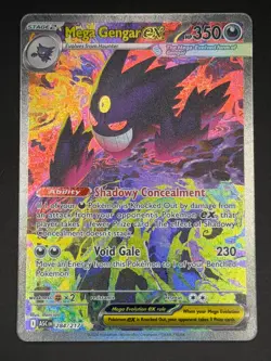 MEGA GENGAR ex 284/217 Special Illustration Rare Ascended Heroes Pokemon Card - Image 4