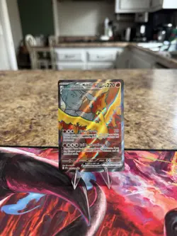 Pokemon TCG Team Rockets Moltres EX#208/182 Destined Rivals - Image 1