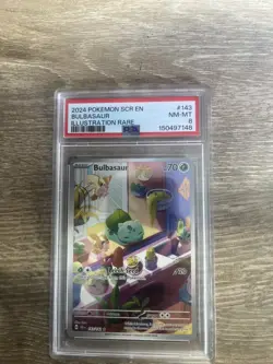 Bulbasaur 143/142 Pokemon Stellar Crown Holo NM - Image 1