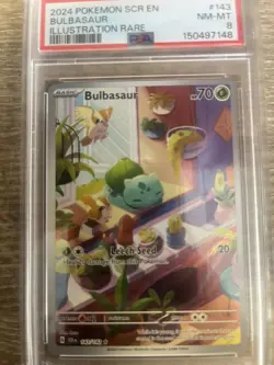 Bulbasaur 143/142 Pokemon Stellar Crown Holo NM - Image 3