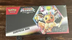 Pokemon Scarlet & Violet Prismatic Evolutions Surprise Box Case 6 Pack - Image 1