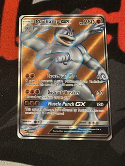 Machamp GX - 135/147 - Pokemon Sun & Moon Burning Shadows Full Art - LP - Image 1